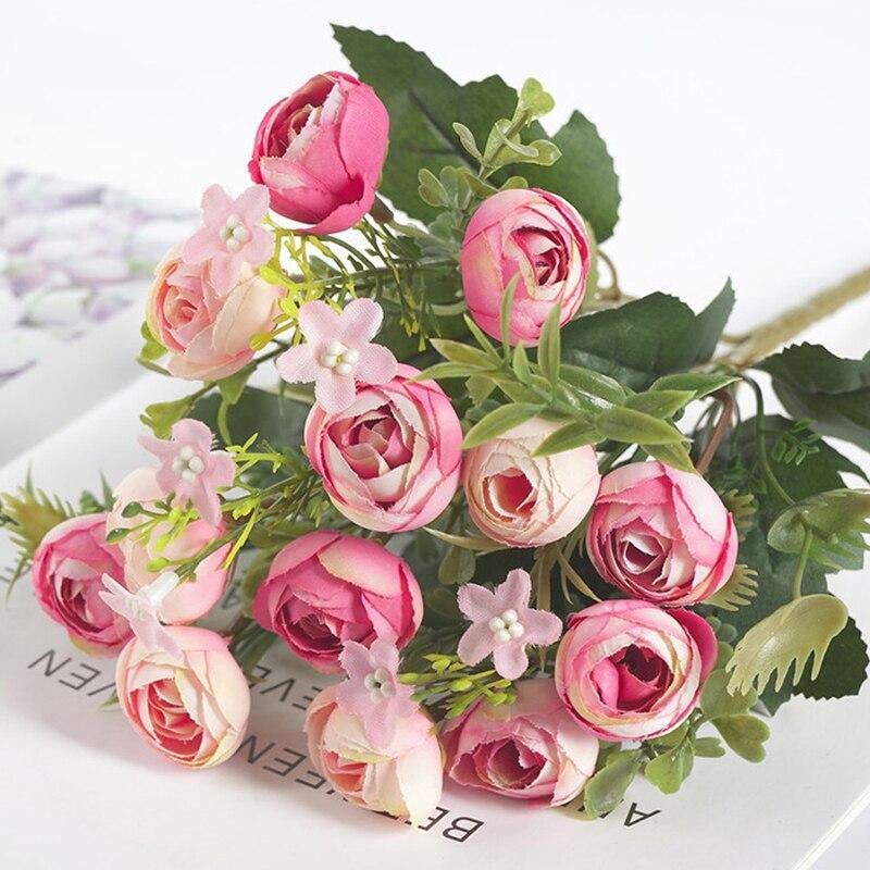 Rose Small Bud Artificial FLowers - funny gifts store