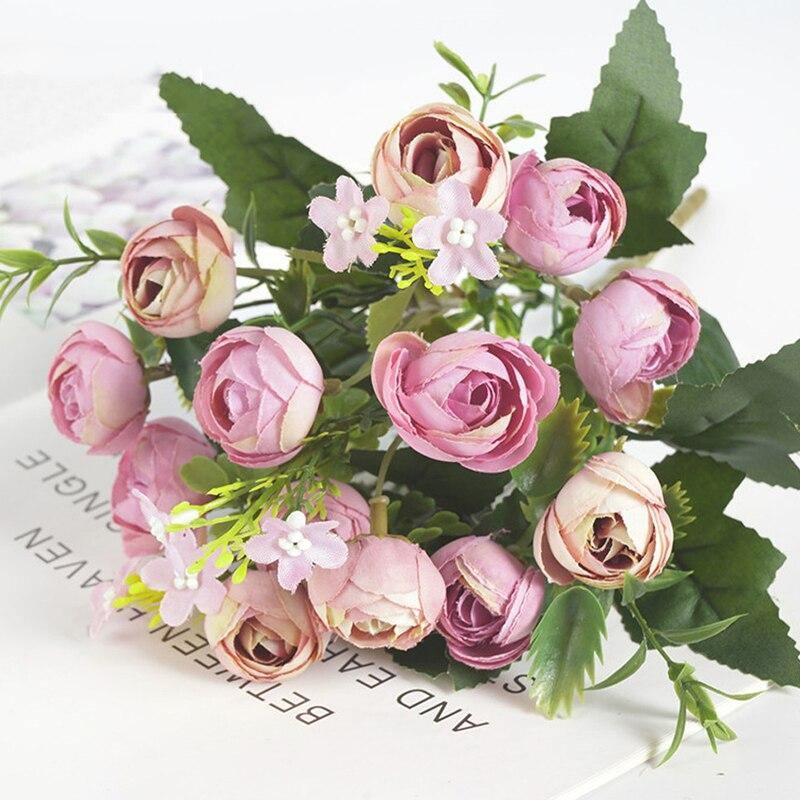 Rose Small Bud Artificial FLowers - funny gifts store