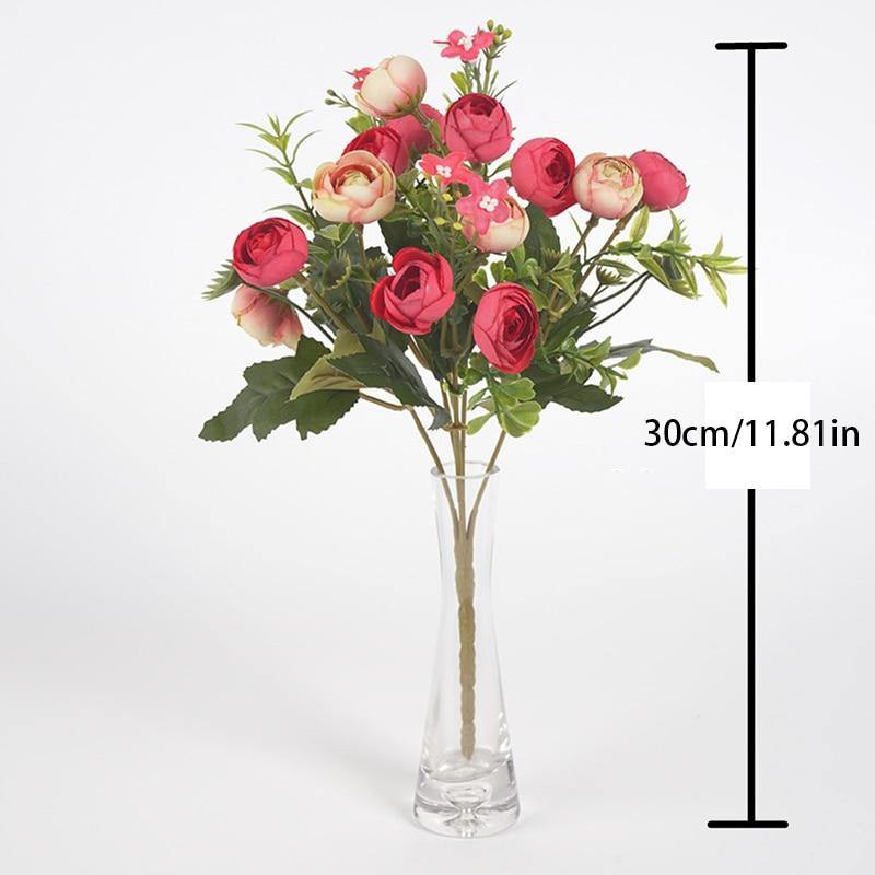 Rose Small Bud Artificial FLowers - funny gifts store