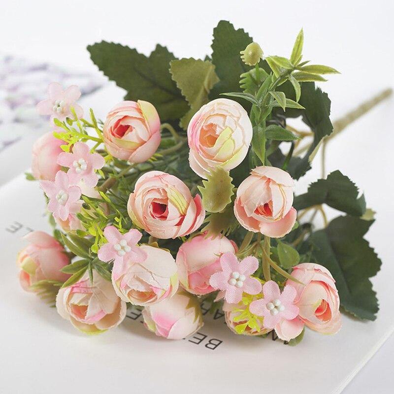 Rose Small Bud Artificial FLowers - funny gifts store