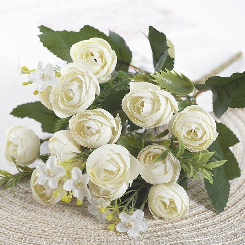 Rose Small Bud Artificial FLowers - funny gifts store