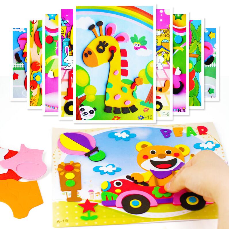 DIY Cartoon Animal Learning Education Toy