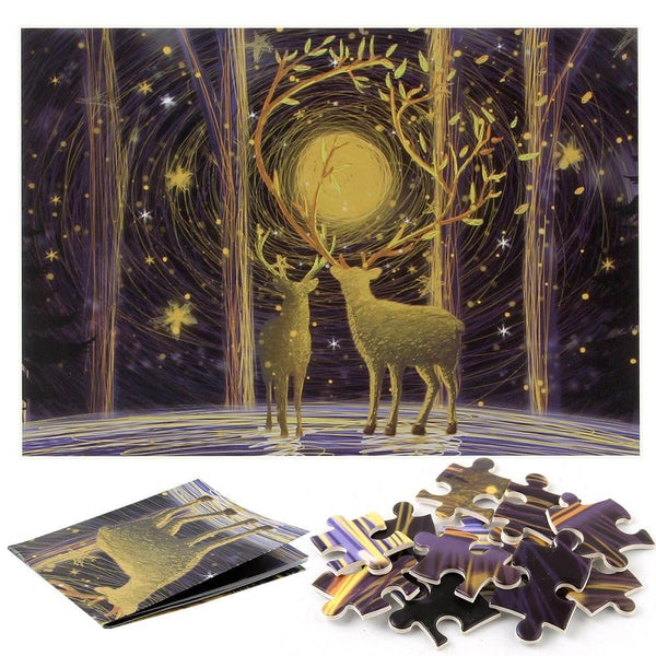 Warm Deep Forest Milu Deer Puzzle Logic&Puzzle Toys - funny gifts store