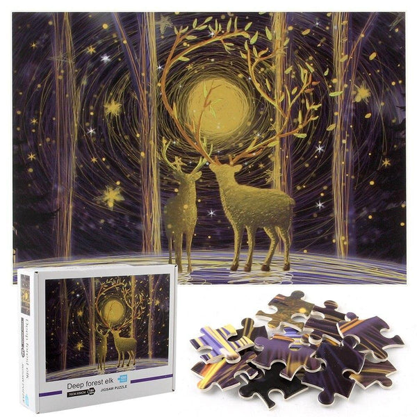 Warm Deep Forest Milu Deer Puzzle Logic&Puzzle Toys - funny gifts store