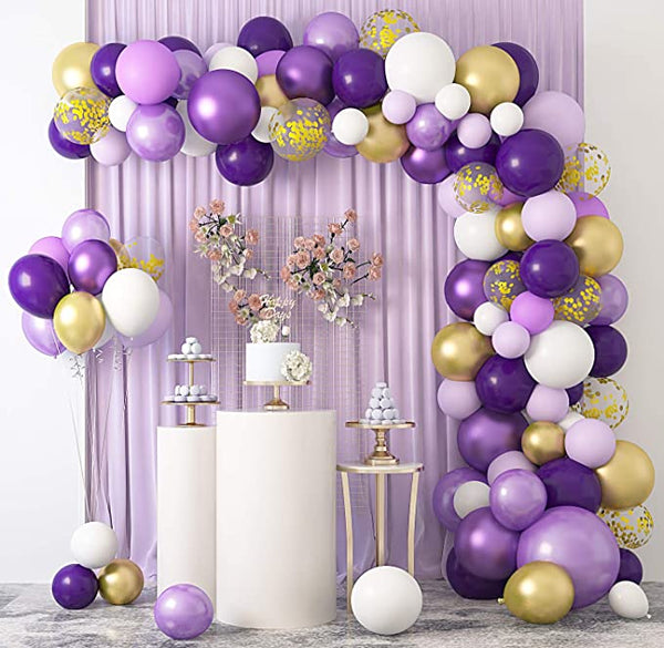 129Pcs/lot Garland Confetti Ballons Arch Chain Birthday Party Decor