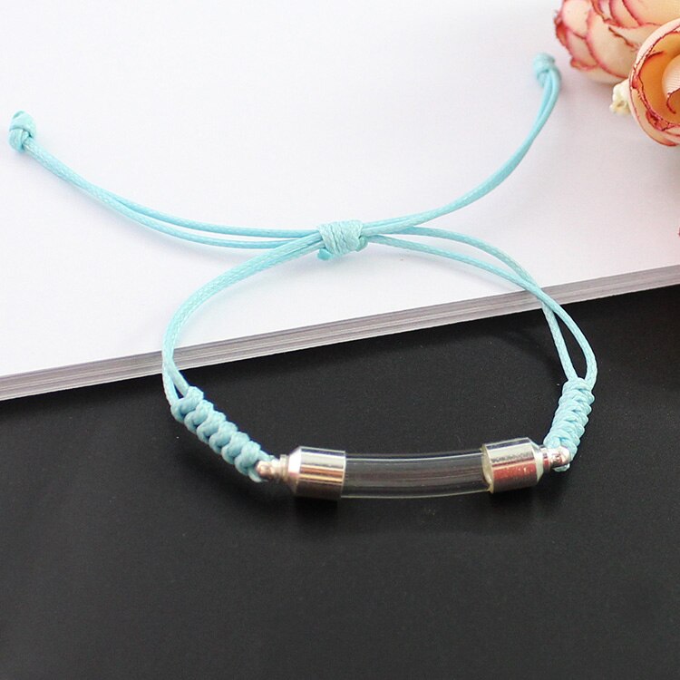 Cotton Rope Rice Vial For Friend Gift Bracelets