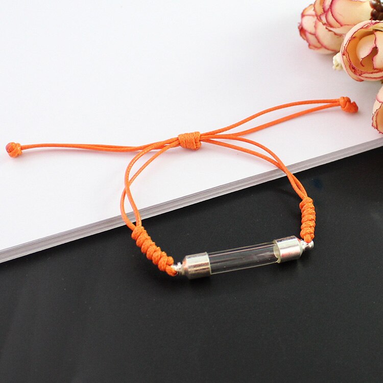 Cotton Rope Rice Vial For Friend Gift Bracelets