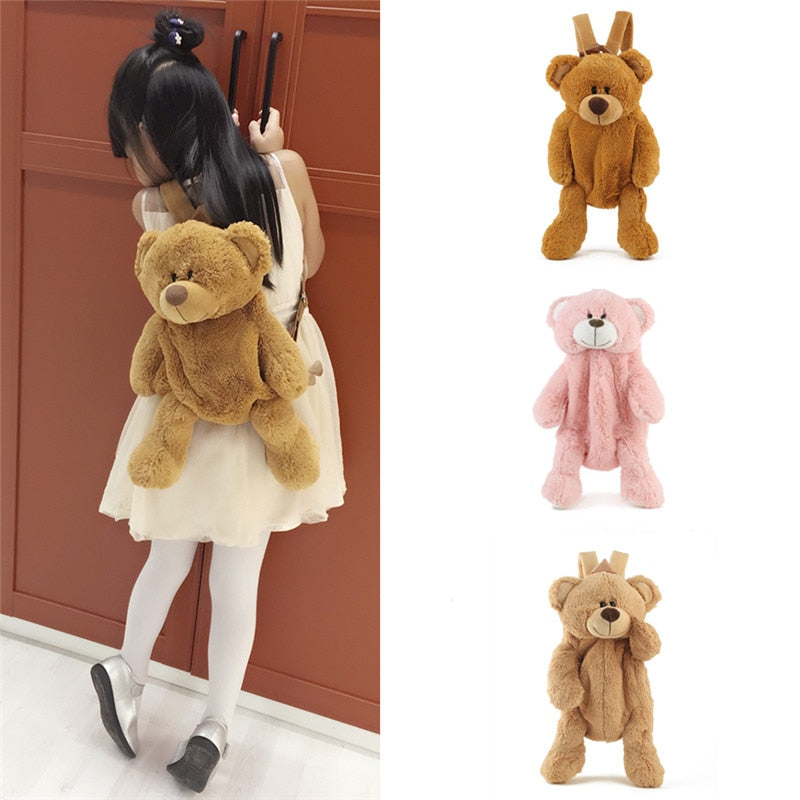 Teddy Bear Lovely Cartoon Backpack Doll&Plush Toys