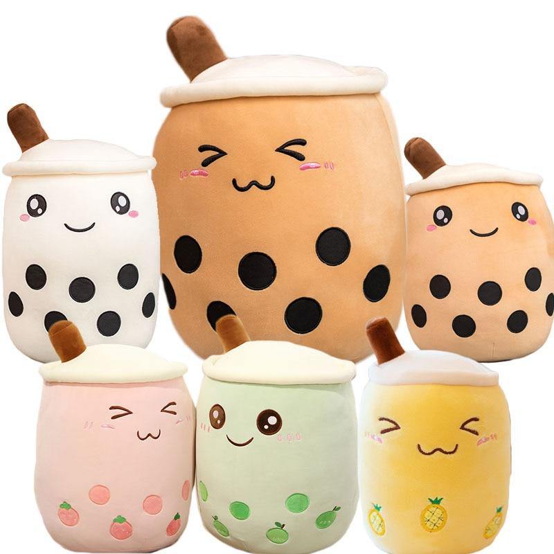 Cartoon Bubble Tea Cup Shaped Pillow Doll&Plush Toys - funny gifts store