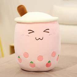 Cartoon Bubble Tea Cup Shaped Pillow Doll&Plush Toys - funny gifts store