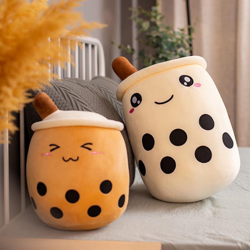 Cartoon Bubble Tea Cup Shaped Pillow Doll&Plush Toys - funny gifts store