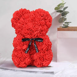 Artificial Flower Rose Bear Wedding Gifts