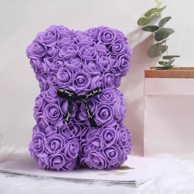 Artificial Flower Rose Bear Wedding Gifts