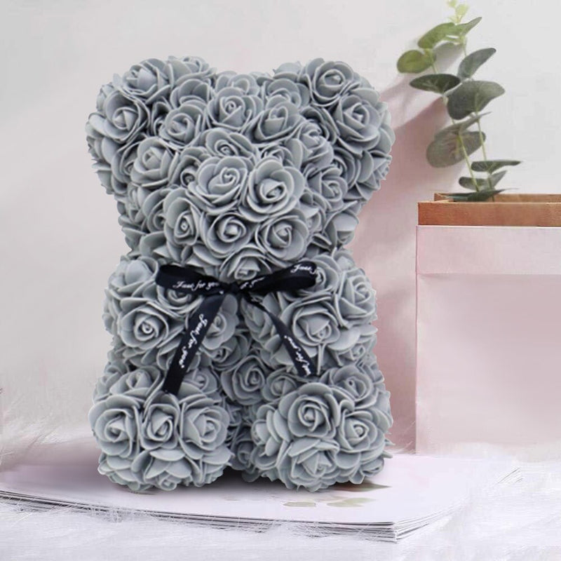 Artificial Flower Rose Bear Wedding Gifts