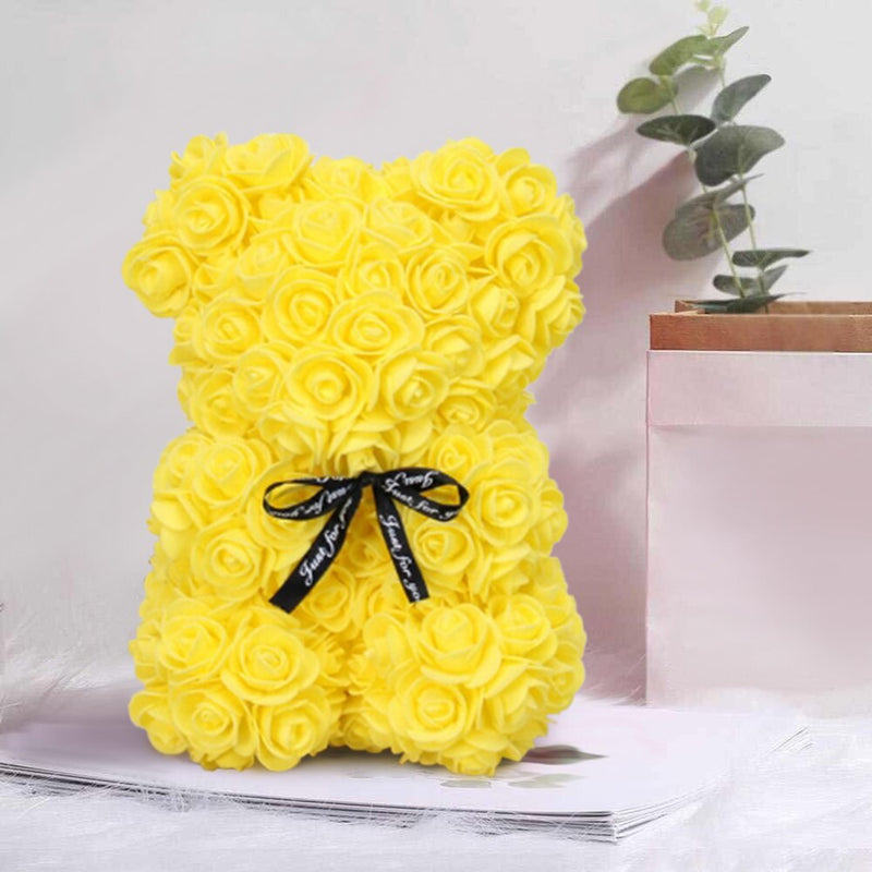 Artificial Flower Rose Bear Wedding Gifts