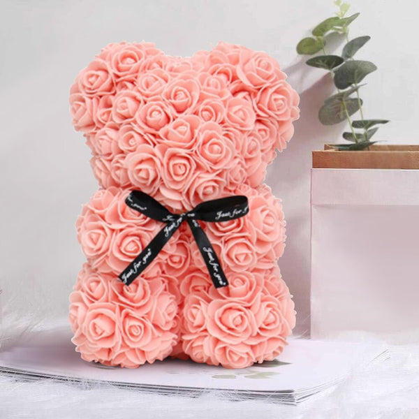 Artificial Flower Rose Bear Wedding Gifts