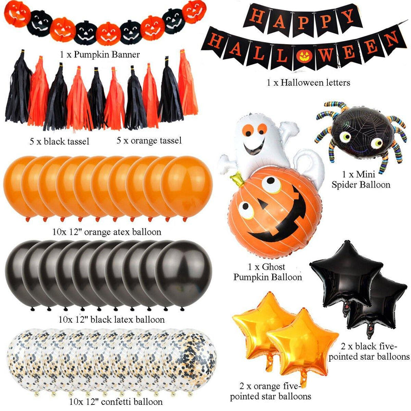 Halloween Balloon Decoration Party Decoration - funny gifts store