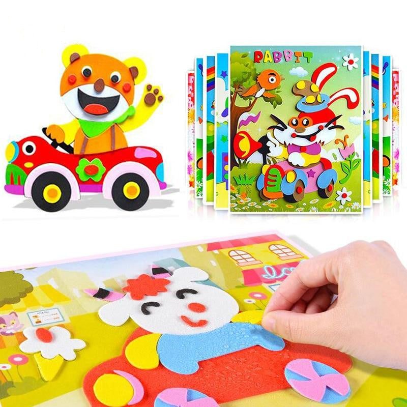 DIY Cartoon Animal Learning Education Toy