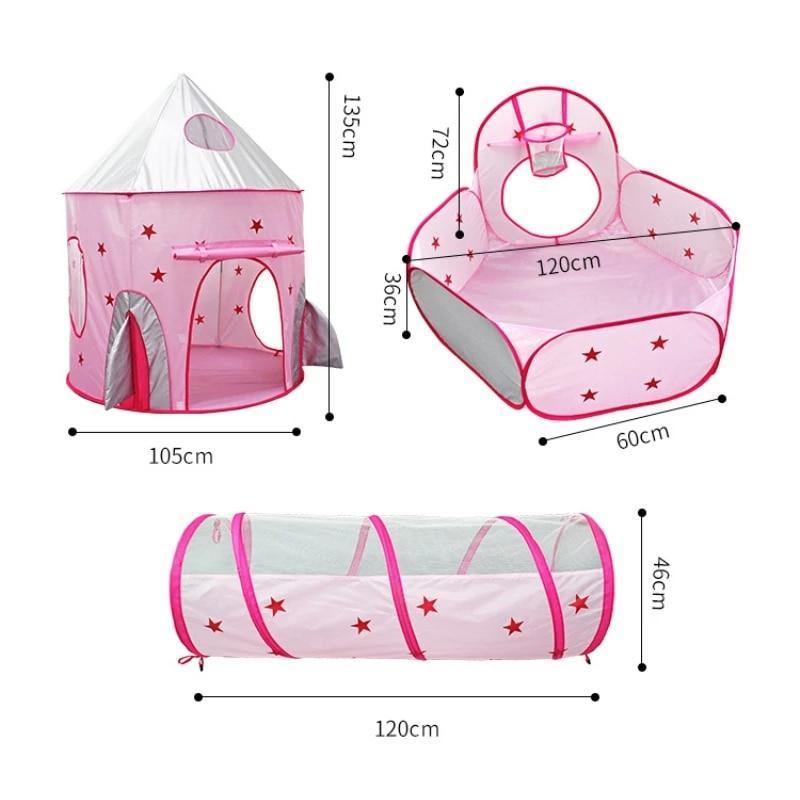 Children Tent Portable Spaceship Tent Educational Toys - funny gifts store