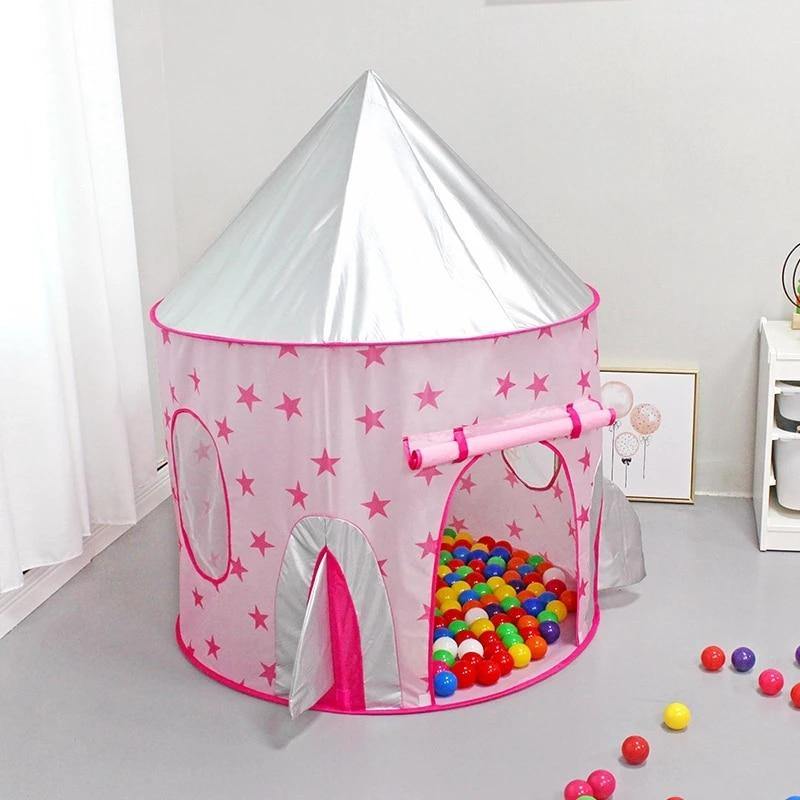 Children Tent Portable Spaceship Tent Educational Toys - funny gifts store