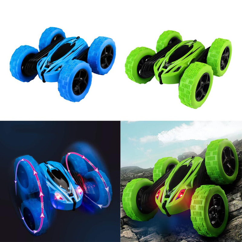 360° Rotary Flip Flashing Light LED RC Toy