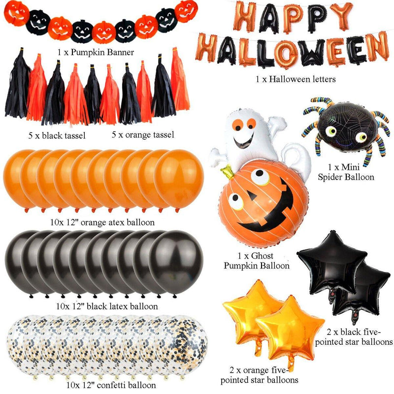 Halloween Balloon Decoration Party Decoration - funny gifts store