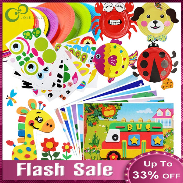 DIY Handmade Toys Plate Sticker Material Educational Toys