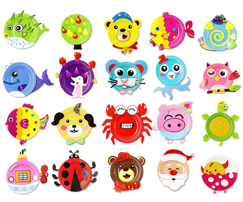 DIY Handmade Toys Plate Sticker Material Educational Toys