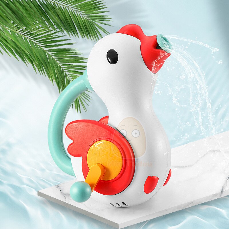 Hand Cank Goose Cartoon Swimming Pool Bathroom Spraying Water Game Pool&Water Fun