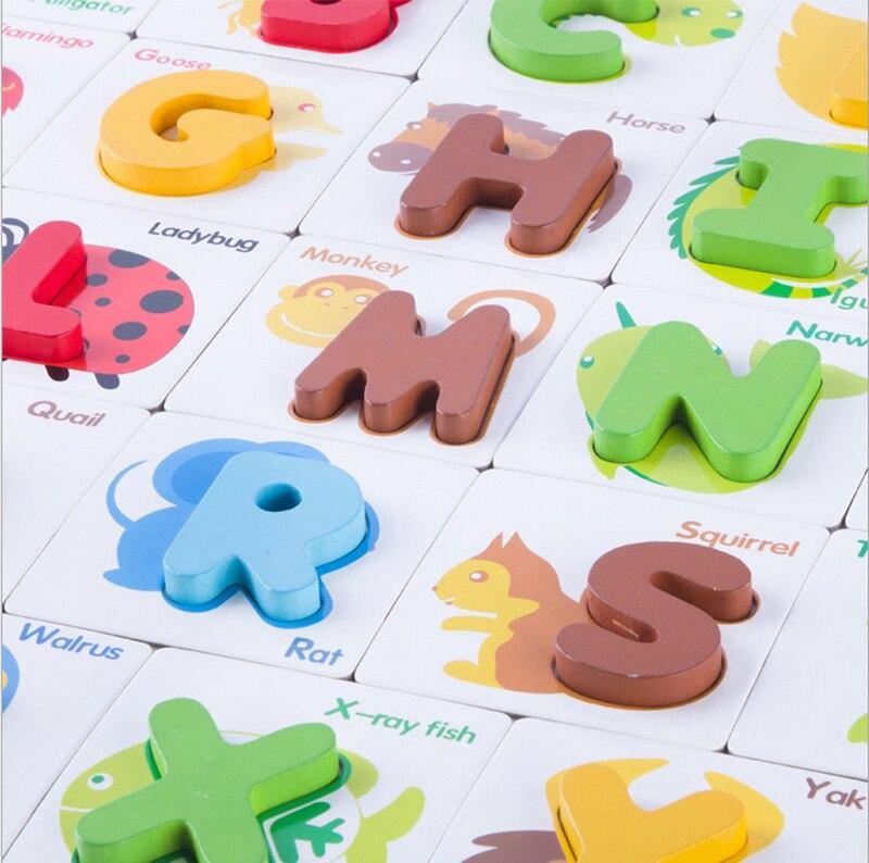 Baby Early English Learning Game Cards Logic&Puzzle Toys - funny gifts store