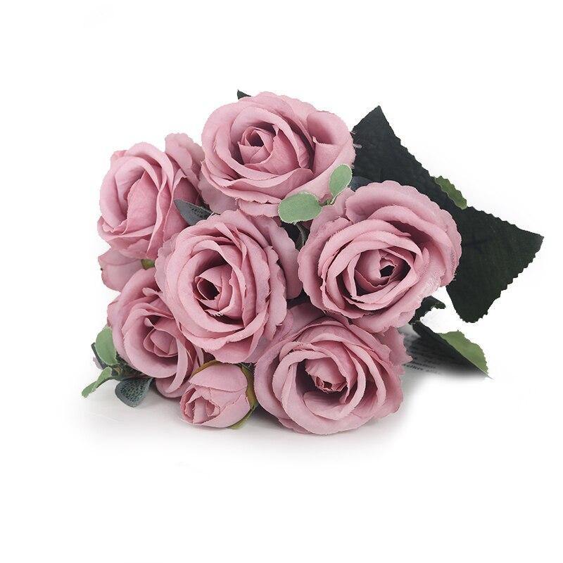 Beautiful Roses Silk Artificial FLowers - funny gifts store