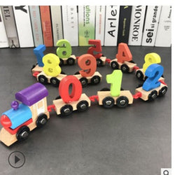 Digital Small Train Modle&Building Educational Toys