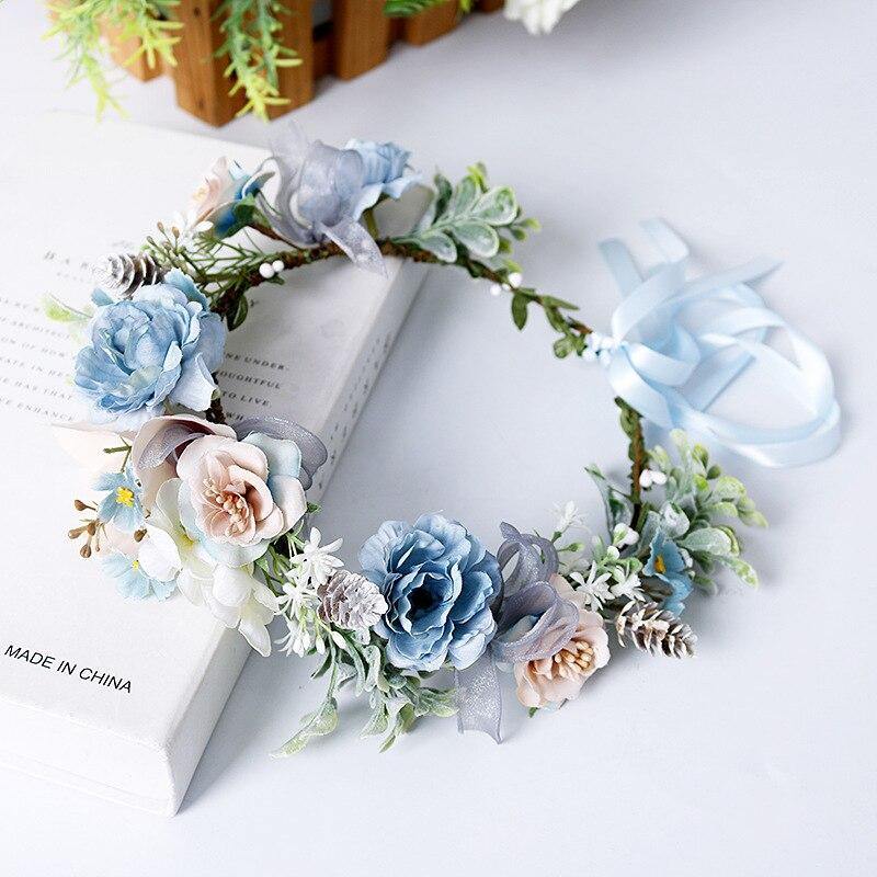 Bohemian Garland Hairband Crown Hair Wreath Floral HeadWear - funny gifts store