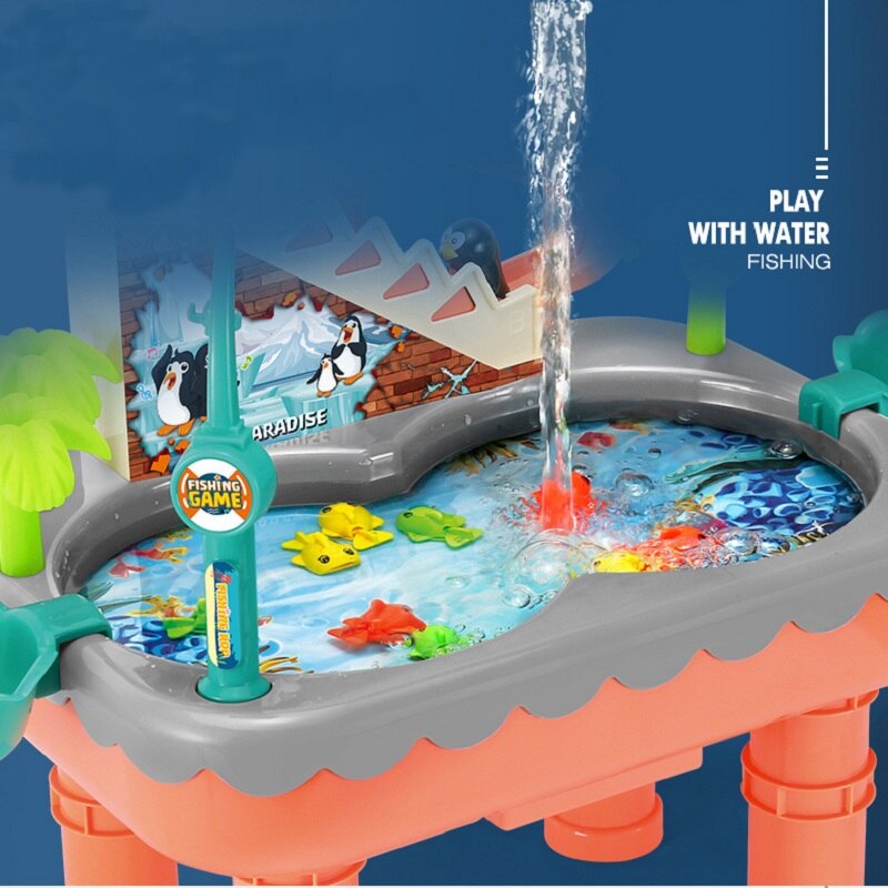 Children's Magnetic Fishing Toy Parent-child Interactive Educational Toys Pool&Water Fun