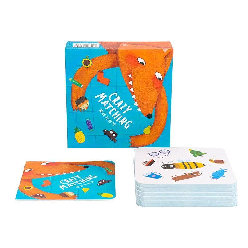 Children's Matching Table Animal Card Game Logic&Puzzle Toys - funny gifts store