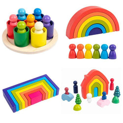 Creative Rainbow Blocks Modle&Building Toys - funny gifts store