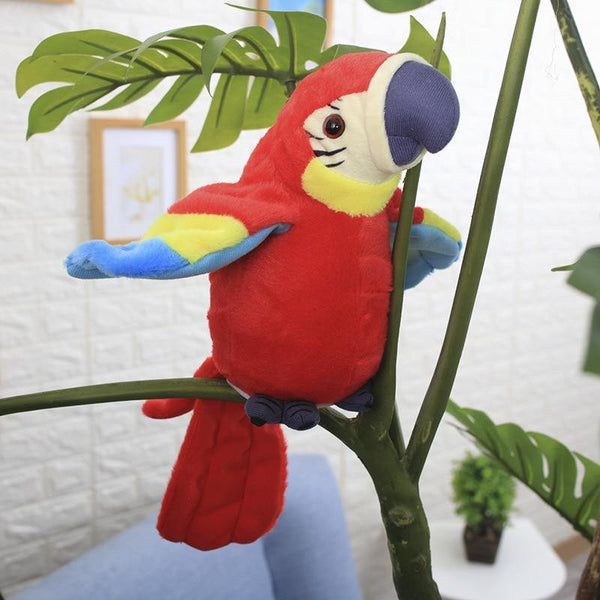 Cute Electric Talking Parrot Speaking Record Doll&Plush Toys - funny gifts store