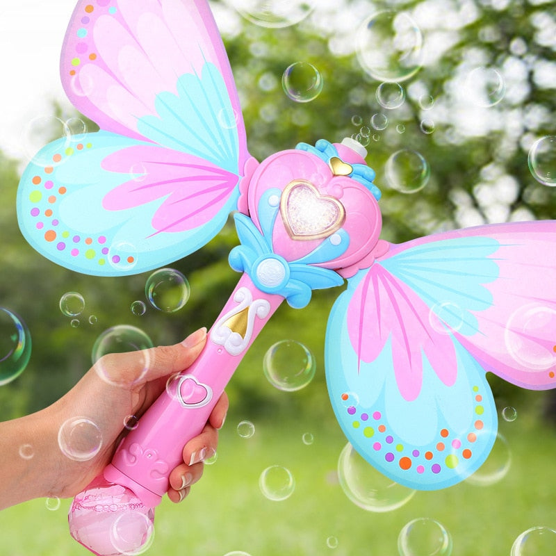 Soap Bubble Blowing Gun Educational Toys Festival Gifts