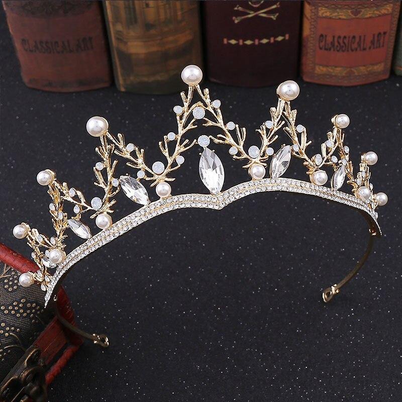 Baroque Royal Pricess Diadem Shining Crystal HeadWear - funny gifts store