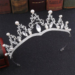 Baroque Royal Pricess Diadem Shining Crystal HeadWear - funny gifts store