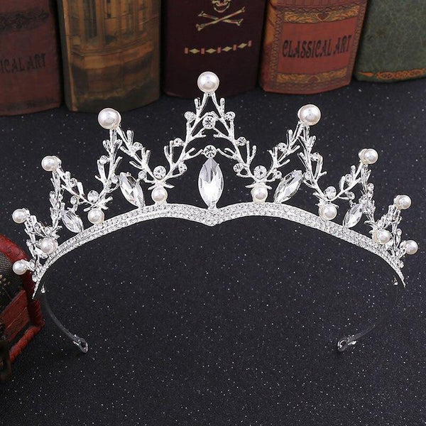 Baroque Royal Pricess Diadem Shining Crystal HeadWear - funny gifts store