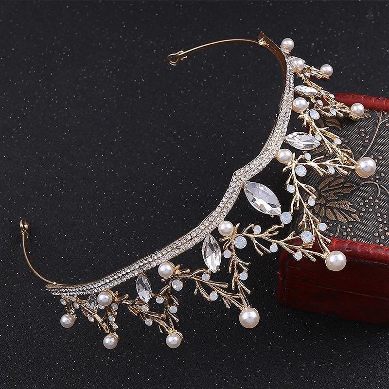 Baroque Royal Pricess Diadem Shining Crystal HeadWear - funny gifts store