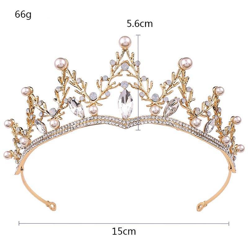 Baroque Royal Pricess Diadem Shining Crystal HeadWear - funny gifts store