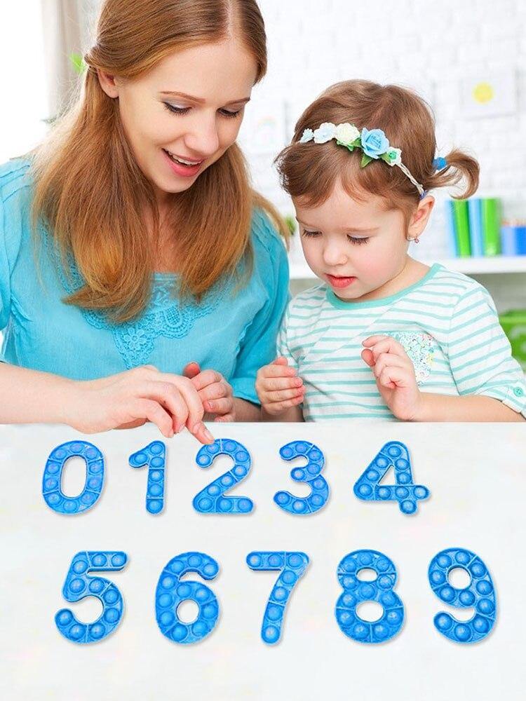 Children Learn Math With Plastic Blocks Educational Toys - funny gifts store