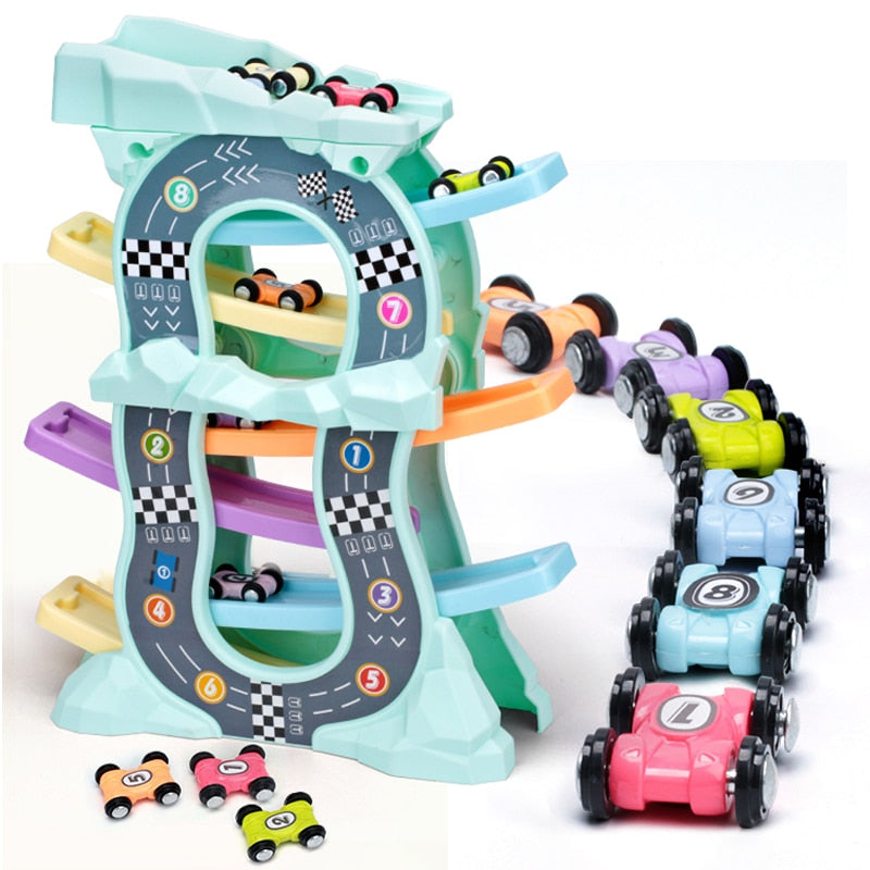 Slide Board Track Friction Car Educational Toy