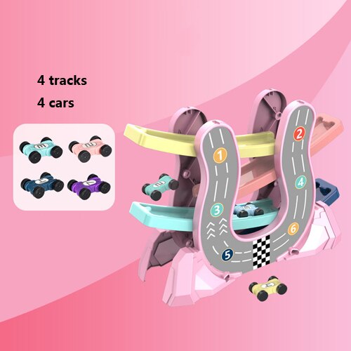 Slide Board Track Friction Car Educational Toy