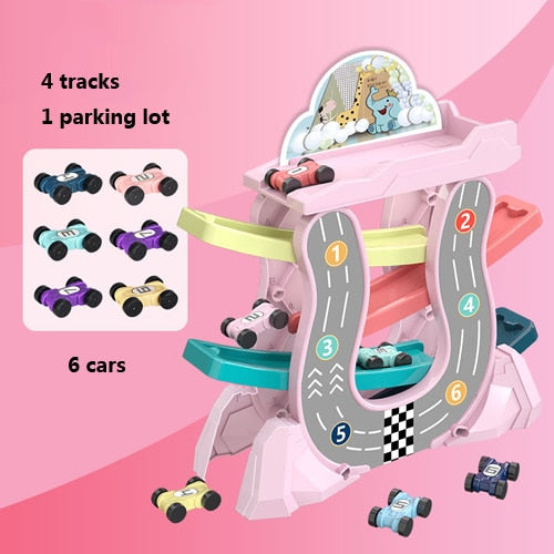 Slide Board Track Friction Car Educational Toy