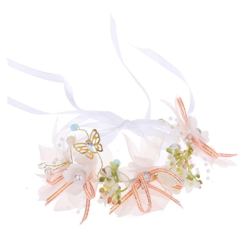 Bridal Wedding Flower Crown Sweet Hairbands Headwear - funny gifts store