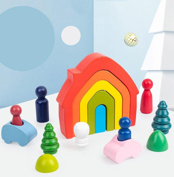 Creative Rainbow Blocks Modle&Building Toys - funny gifts store