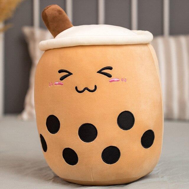 Cartoon Bubble Tea Cup Shaped Pillow Doll&Plush Toys - funny gifts store